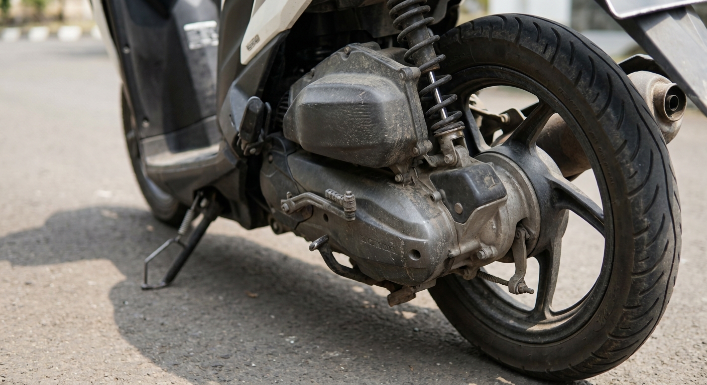 Tampilan samping motor Honda Vario 125 yang menyoroti desain sporty dan fitur modern.