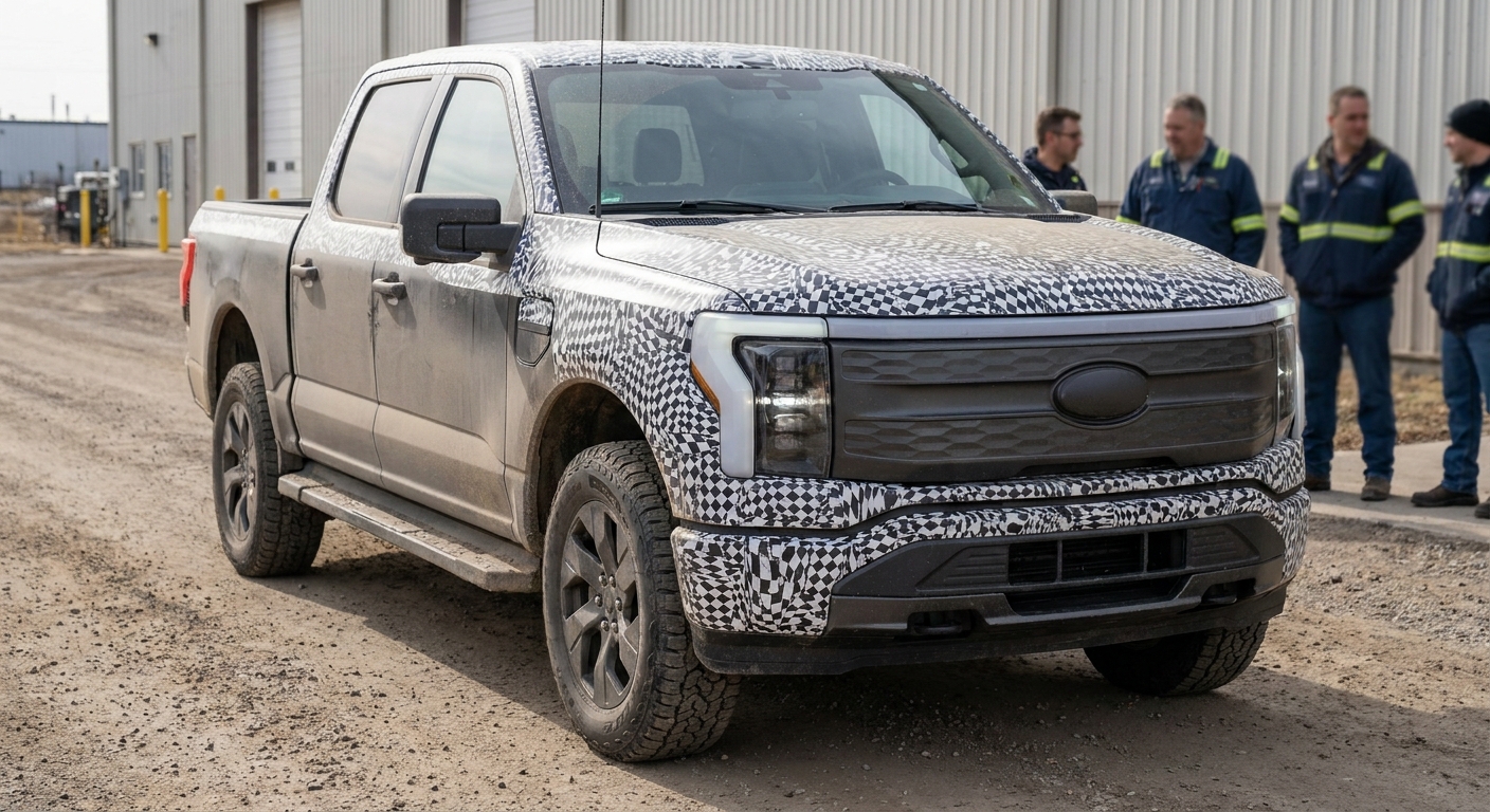 Bocoran desain eksterior pickup listrik byd terbaru dengan tampilan gagah dan modern.